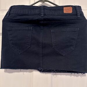 Zara Dark Blue Denim Mini Skirt
